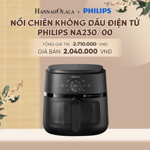  NỒI CHIÊN KHÔNG DẦU ĐIỆN TỬ PHILIPS NA230/00 - A1605 