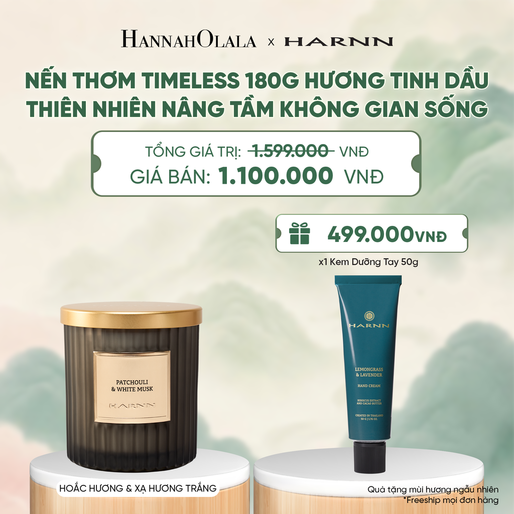  NẾN THƠM TIMELESS 180G HƯƠNG TINH DẦU THIÊN NHIÊN NÂNG TẦM KHÔNG GIAN SỐNG - A4077 