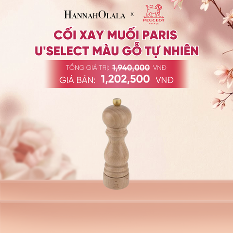  CỐI XAY MUỐI PARIS U'SELECT MÀU GỖ TỰ NHIÊN - A1074 