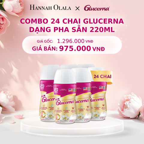  E211: DEAL 4: 1 THÙNG GLUCERNA 24 CHAI 
