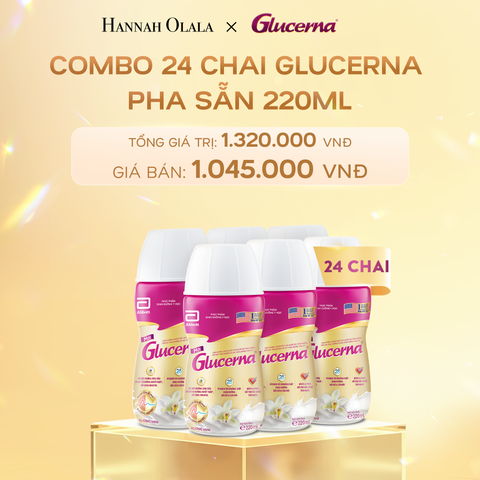  DEAL 4: 1 THÙNG GLUCERNA 24 CHAI 