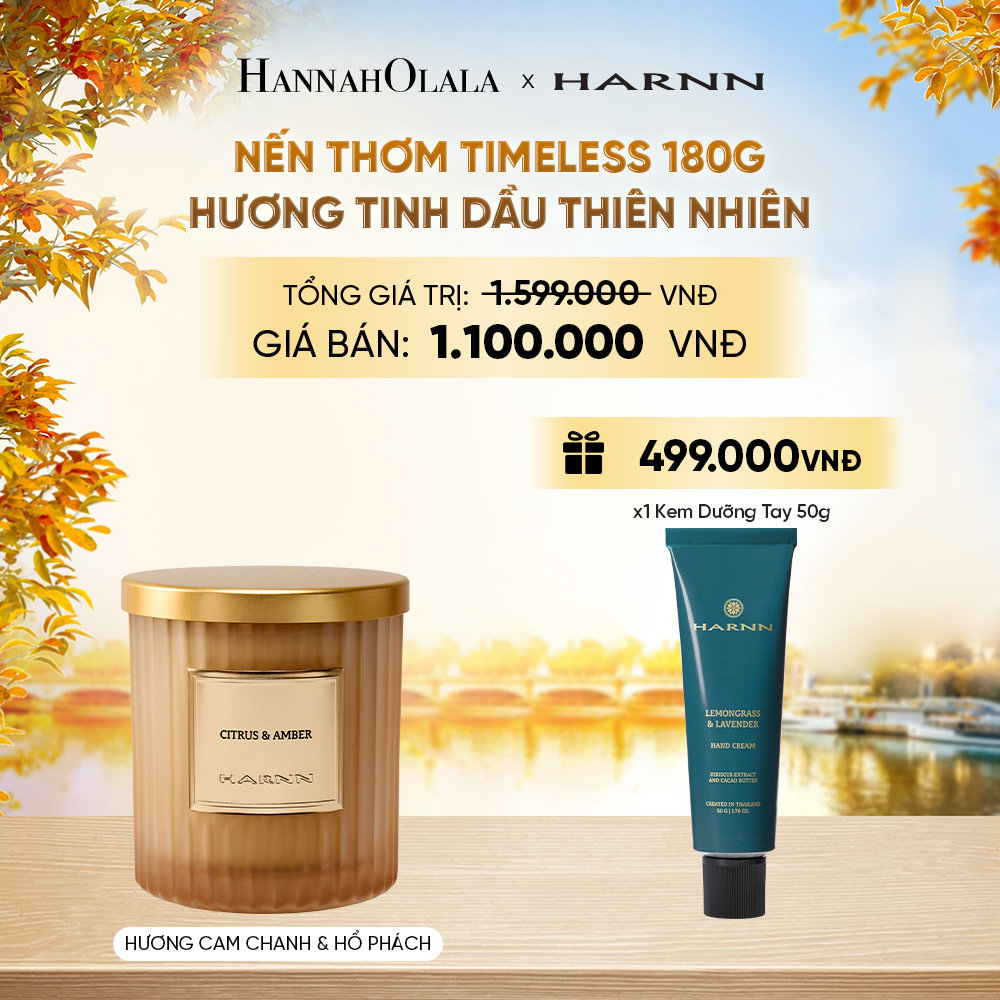  NẾN THƠM TIMELESS 180G HƯƠNG TINH DẦU THIÊN NHIÊN NÂNG TẦM KHÔNG GIAN SỐNG - E192 