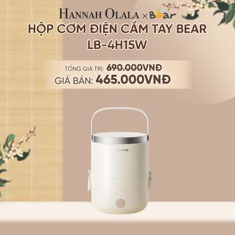  HỘP CƠM ĐIỆN CẦM TAY BEAR LB-4H15W - A1602 