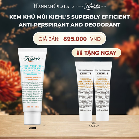  KEM KHỬ MÙI KIEHL'S GIÚP TIẾT CHẾ MỒ HÔI VÀ MÙI CƠ THỂ KIEHL'S SUPERBLY EFFICIENT ANTI-PERSPIRANT AND DEODORANT - A138 