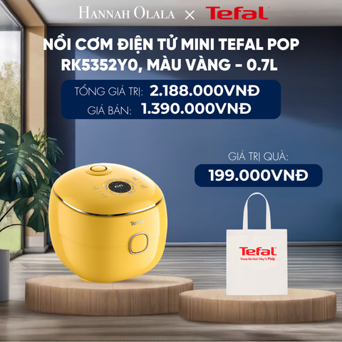  NỒI CƠM ĐIỆN TỬ MINI TEFAL POP - 0.7L ​ - DEAL 25 