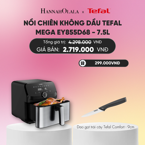  NỒI CHIÊN KHÔNG DẦU TEFAL MEGA EY855D68 - 7.5L_A383 