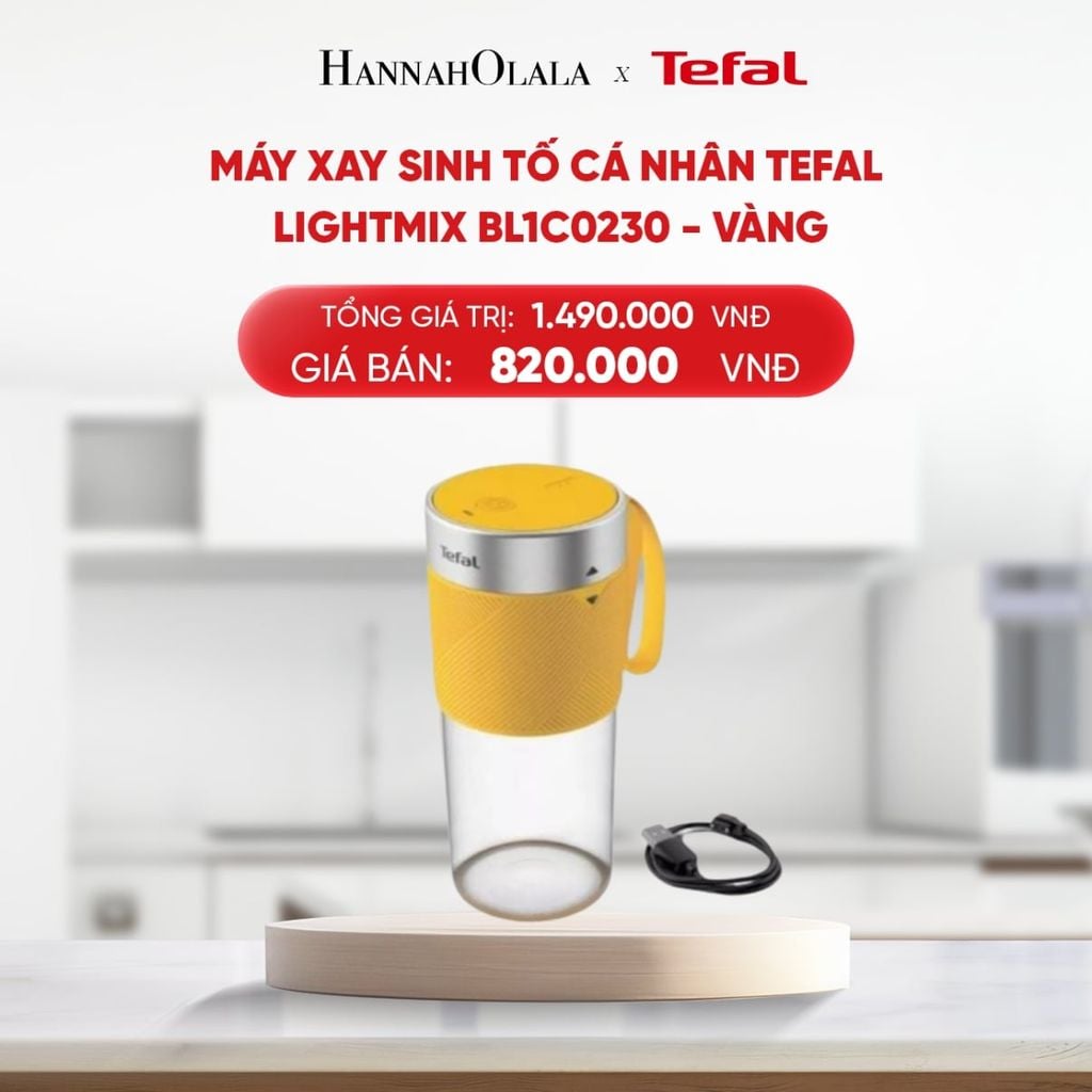  B201_DEAL 8: MÁY XAY SINH TỐ CÁ NHÂN TEFAL LIGHTMIX BL1C0430 