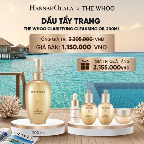  DẦU TẨY TRANG THE WHOO GONG JIN HYANG CLARIFIYING CLEANSING OIL 200ML_ D659 