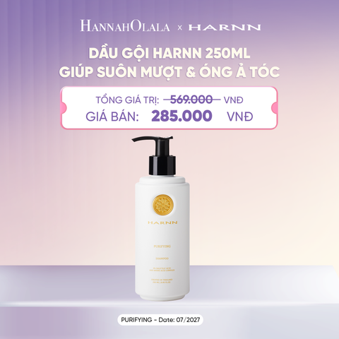  [SALE CẬN DATE] DẦU GỘI HARNN 250ML GIÚP SUÔN MƯỢT & ÓNG Ả TÓC - A4096 