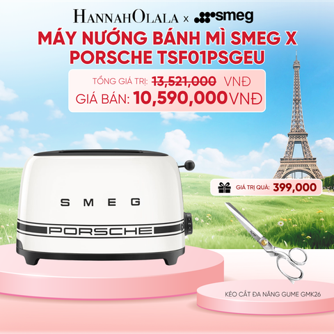  MÁY NƯỚNG BÁNH MÌ SMEG X PORSCHE TSF01PCWEU - B175 