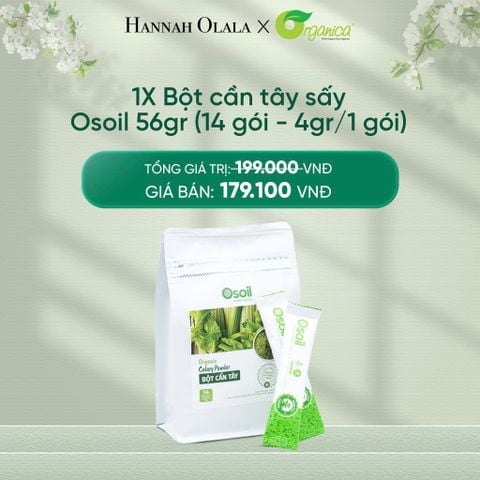  DEAL 25: BỘT CẦN TÂY SẤY OSOIL 56GR (14 GÓI - 4GR/1 GÓI) 