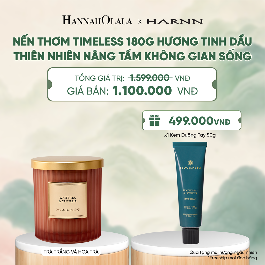  NẾN THƠM TIMELESS 180G HƯƠNG TINH DẦU THIÊN NHIÊN NÂNG TẦM KHÔNG GIAN SỐNG - A4077 