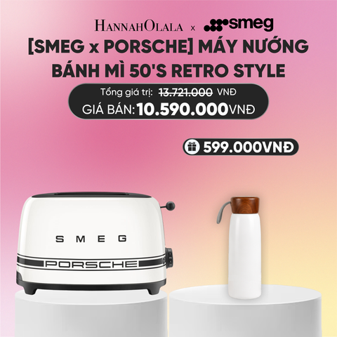  MÁY NƯỚNG BÁNH MÌ SMEG X PORSCHE TSF01PCWEU, MÀU TRẮNG _ TSF01PSGEU, MÀU XANH LÁ 