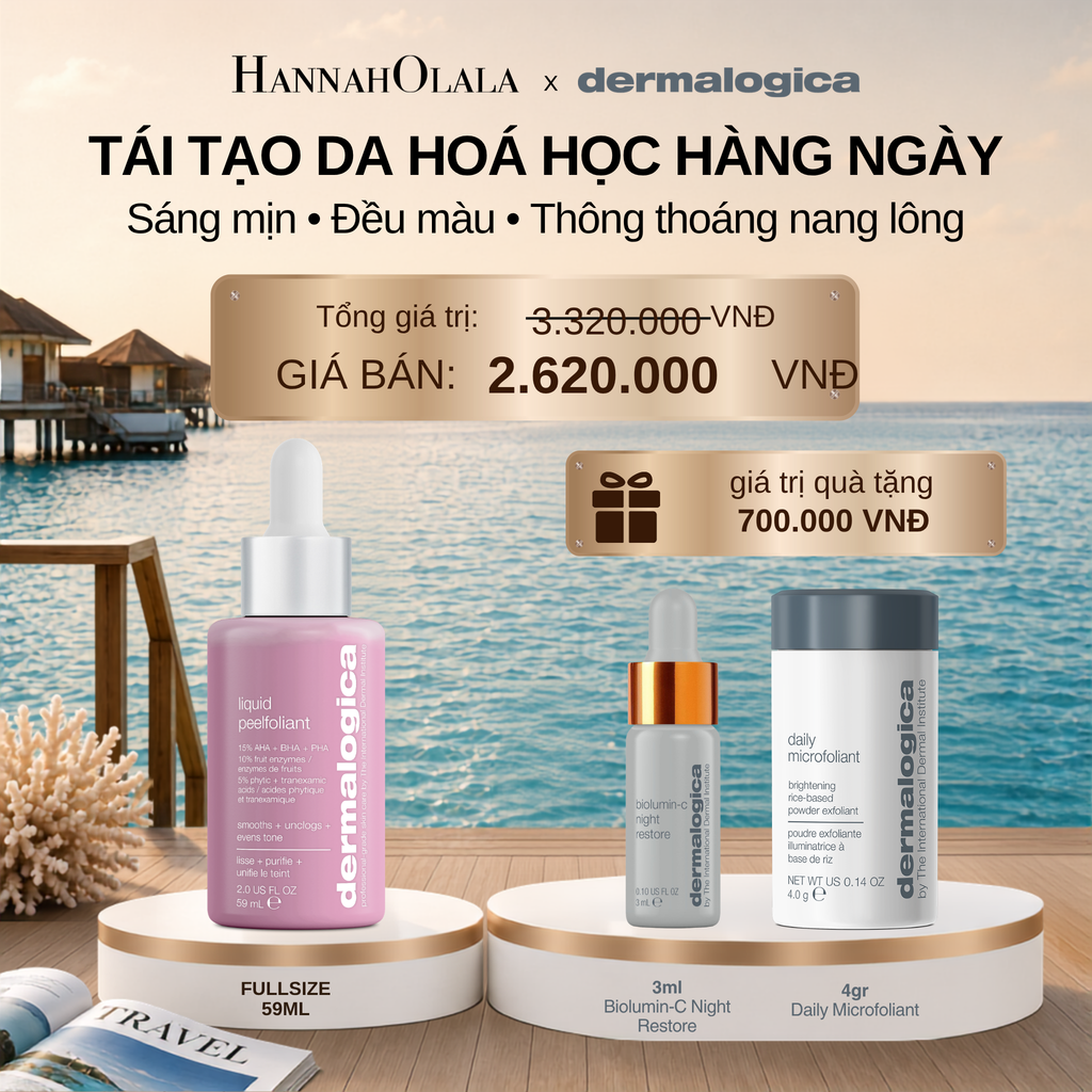  PEEL CẢI THIỆN BỀ MẶT DA HÀNG NGÀY PHIÊN BẢN NÂNG CẤP LIQUID PEELFOLIANT 59ML - DEAL 3 