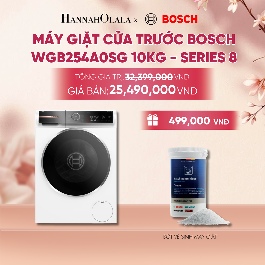  MÁY GIẶT CỬA TRƯỚC BOSCH WGB254A0SG 10KG - A2267 