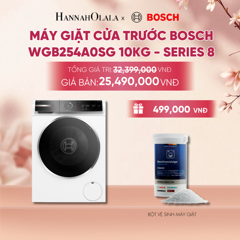  MÁY GIẶT CỬA TRƯỚC BOSCH WGB254A0SG 10KG - A2267 