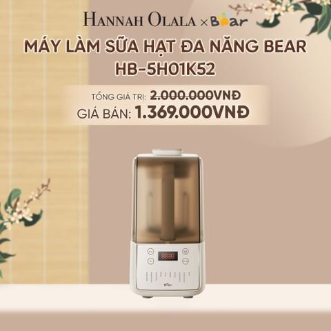  MÁY LÀM SỮA HẠT ĐA NĂNG BEAR HB-5H01K52 - A1599 