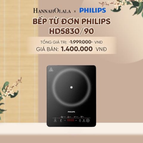  BẾP TỪ ĐƠN PHILIPS HD5830/90 - A1607 
