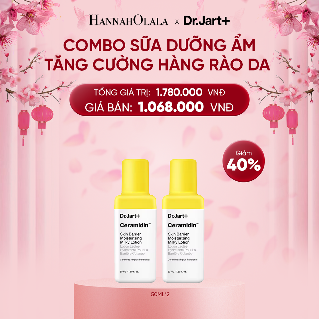  E24_DEAL 2: COMBO SỮA DƯỠNG ẨM TĂNG CƯỜNG HÀNG RÀO DA 50ML 