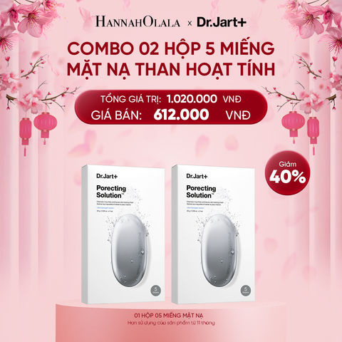  E25_DEAL 3: COMBO 2 HỘP 5 MIẾNG MẶT NẠ THAN HOẠT TÍNH 