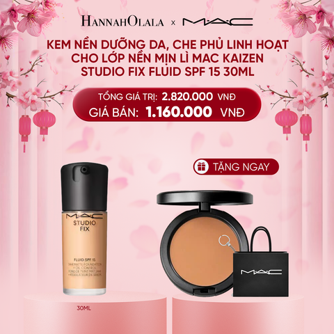  E48_DEAL 3: KEM NỀN MAC KAIZEN STUDIO FIX FLUID SPF 15 30ML 