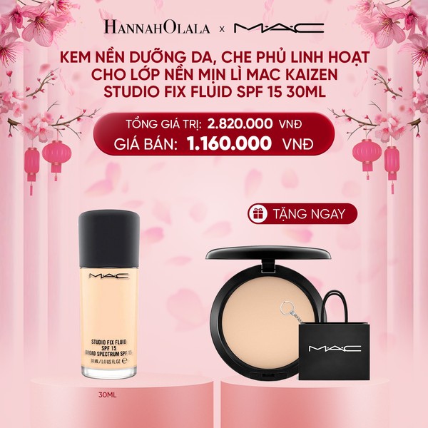  E48_DEAL 3: KEM NỀN MAC KAIZEN STUDIO FIX FLUID SPF 15 30ML 