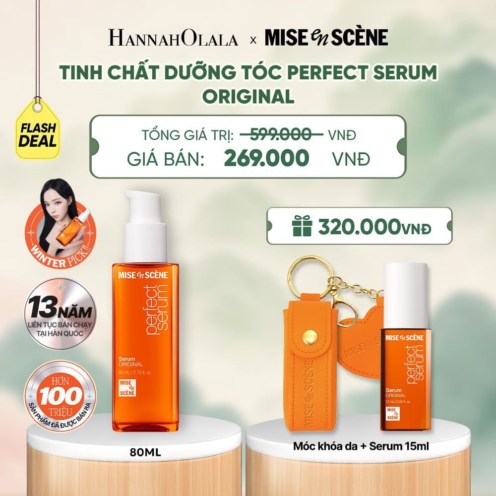  TINH CHẤT DƯỠNG TÓC MISE EN SCENE PERFECT SERUM 80ML - A1667 