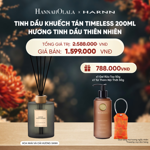  TINH DẦU KHUẾCH TÁN TIMELESS 200ML HƯƠNG TINH DẦU THIÊN NHIÊN NÂNG TẦM KHÔNG GIAN SỐNG - A4081 