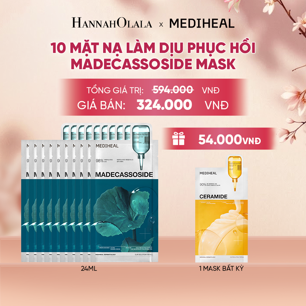  MEDIHEAL MẶT NẠ ESSENTIAL MASK 24ML (COMBO 10 MIẾNG) BẤT KỲ - A1252 