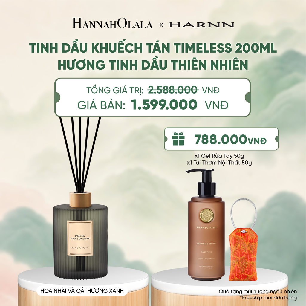  TINH DẦU KHUẾCH TÁN TIMELESS 200ML HƯƠNG TINH DẦU THIÊN NHIÊN NÂNG TẦM KHÔNG GIAN SỐNG - A4081 