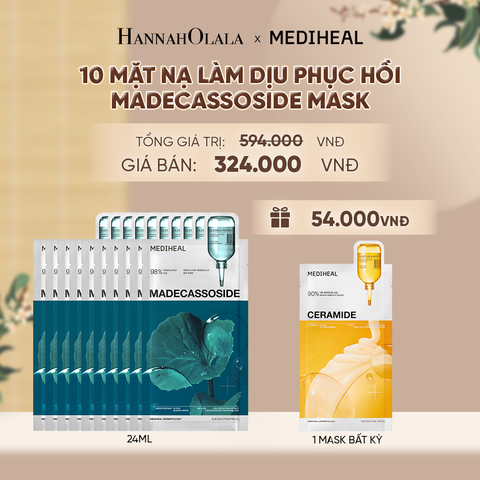  MEDIHEAL MẶT NẠ ESSENTIAL MASK 24ML (COMBO 10 MIẾNG) BẤT KỲ - A1081 