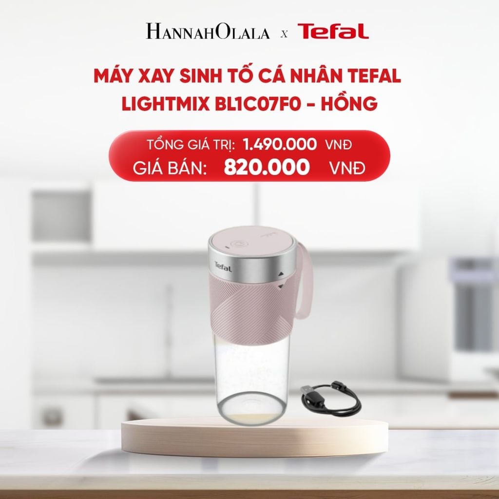  B201_DEAL 8: MÁY XAY SINH TỐ CÁ NHÂN TEFAL LIGHTMIX BL1C0430 