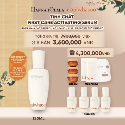  TINH CHẤT FIRST CARE TĂNG CƯỜNG HÀNG RÀO BẢO VỆ DA 120ML - A31 