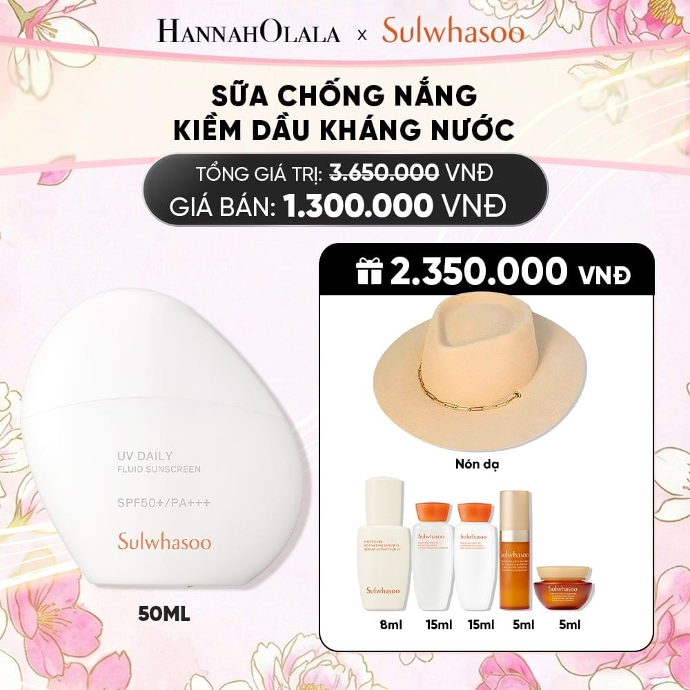  SỮA CHỐNG NẮNG KIỀM DẦU KHÁNG NƯỚC 50ML 