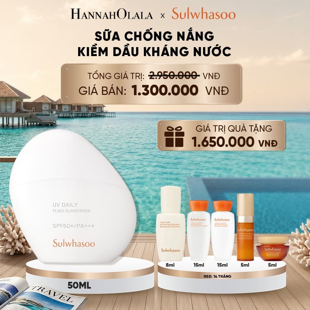  SỮA CHỐNG NẮNG KIỀM DẦU KHÁNG NƯỚC 50ML 