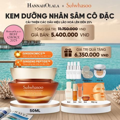  KEM DƯỠNG NHÂN SÂM CÔ ĐẶC CONCENTRATED GINSENG REJUVENATING CREAM 50ML 