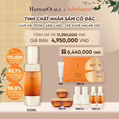  [FLASHDEAL] TINH CHẤT NHÂN SÂM CÔ ĐẶC CONCENTRATED GINSENG REJUVENATING SERUM 50ML 