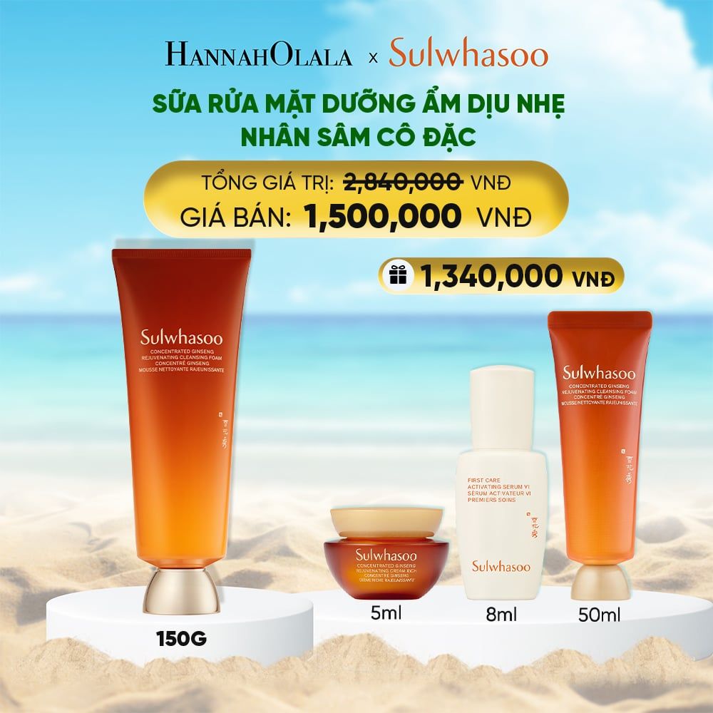  SỮA RỬA MẶT SẠCH SÂU DỊU NHẸ TỪ NHÂN SÂM 150G (MỚI) 