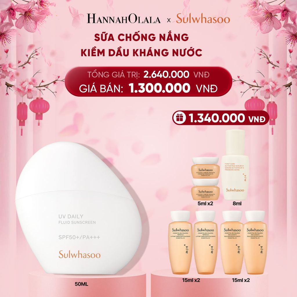  DEAL 7: SỮA CHỐNG NẮNG KIỀM DẦU KHÁNG NƯỚC 50ML 