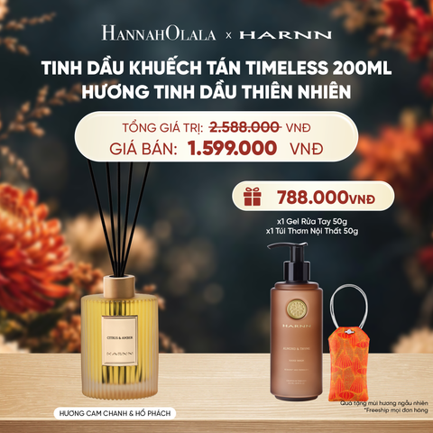  TINH DẦU KHUẾCH TÁN TIMELESS 200ML HƯƠNG TINH DẦU THIÊN NHIÊN NÂNG TẦM KHÔNG GIAN SỐNG - A4081 
