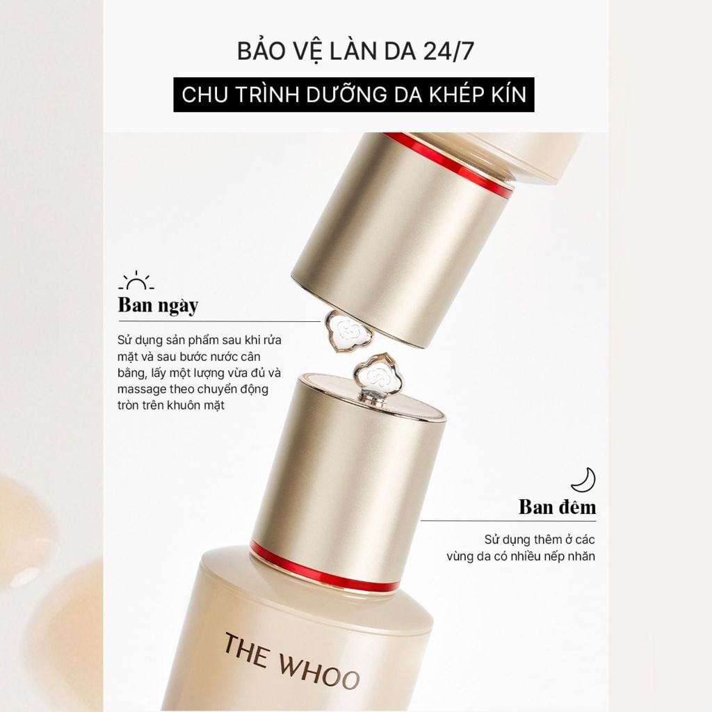  DEAL 1: TINH CHẤT TỰ SINH NGỪA LÃO HÓA THẾ HỆ THỨ 4 THE WHOO BICHUP ULTIMATE RECOVERY YOUTH SERUM 50ML 