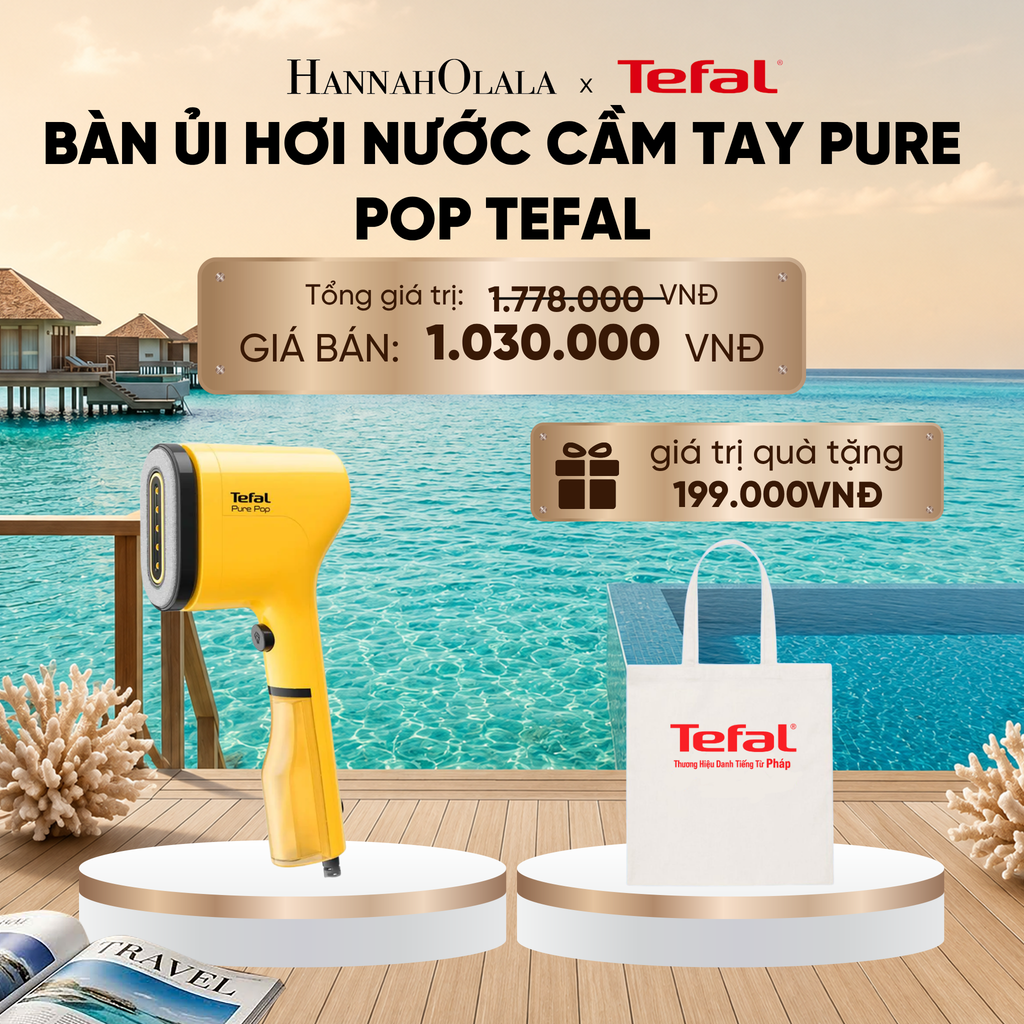  BÀN ỦI HƠI NƯỚC CẦM TAY PURE POP TEFAL_ D500 