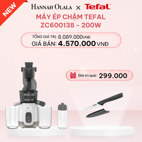  E93_DEAL 14: MÁY ÉP CHẬM TEFAL ZC600138 - 200W 