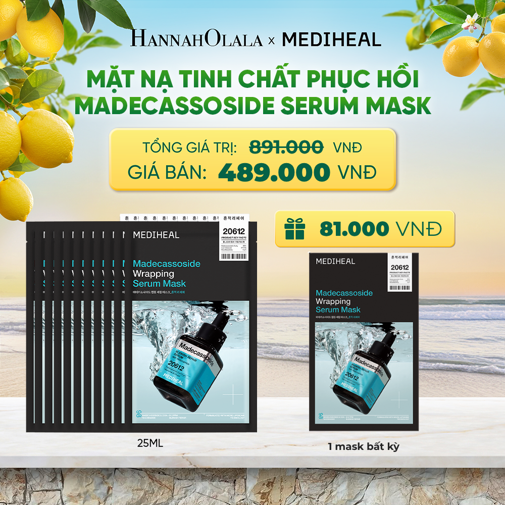  MẶT NẠ WRAPPING SERUM MASK 25ML (COMBO 10 MIẾNG) BẤT KỲ 