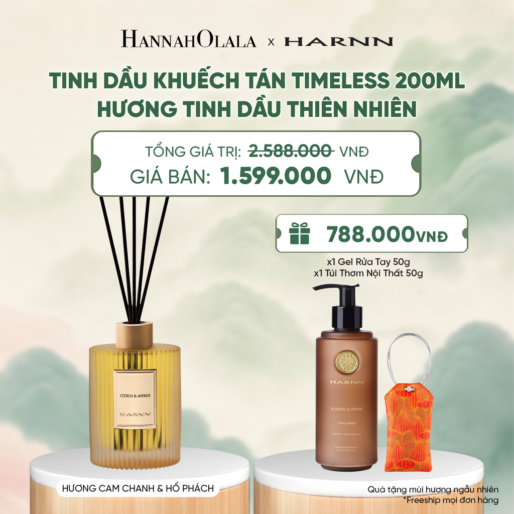  TINH DẦU KHUẾCH TÁN TIMELESS 200ML HƯƠNG TINH DẦU THIÊN NHIÊN NÂNG TẦM KHÔNG GIAN SỐNG - A4081 