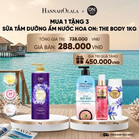 SỮA TẮM DƯỠNG ẨM HƯƠNG NƯỚC HOA ON: THE BODY PERFUME 1KG _ DEAL 26_ D563 