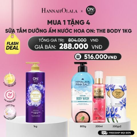  SỮA TẮM DƯỠNG ẨM HƯƠNG NƯỚC HOA ON: THE BODY PERFUME 1KG_A815 