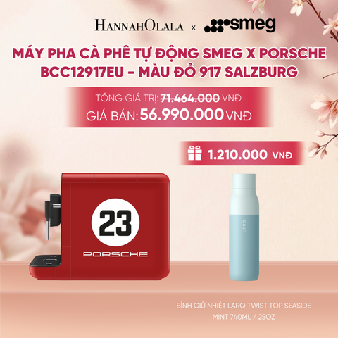  MÁY PHA CÀ PHÊ TỰ ĐỘNG SMEG X PORSCHE BCC12917EU - A2349 