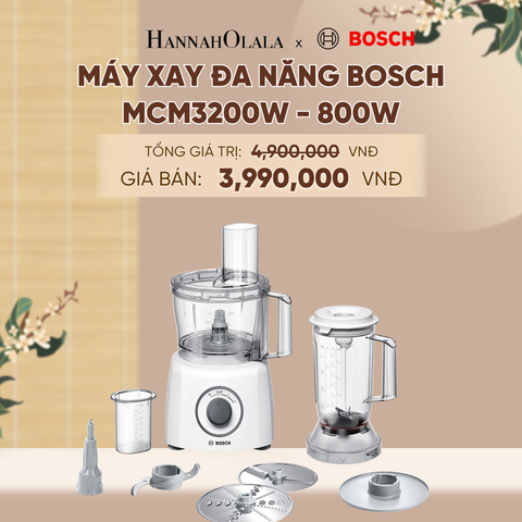  MÁY XAY ĐA NĂNG BOSCH MCM3200W - 800W - A1304 