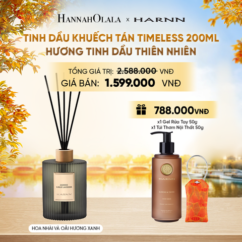  TINH DẦU KHUẾCH TÁN TIMELESS 200ML HƯƠNG TINH DẦU THIÊN NHIÊN NÂNG TẦM KHÔNG GIAN SỐNG 